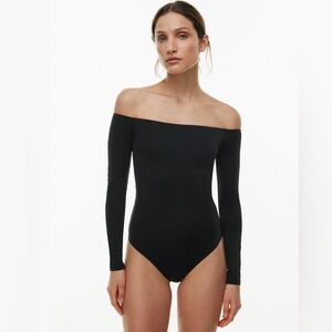 Babaton Contour Off-Shoulder Long Sleeve Bodysuit